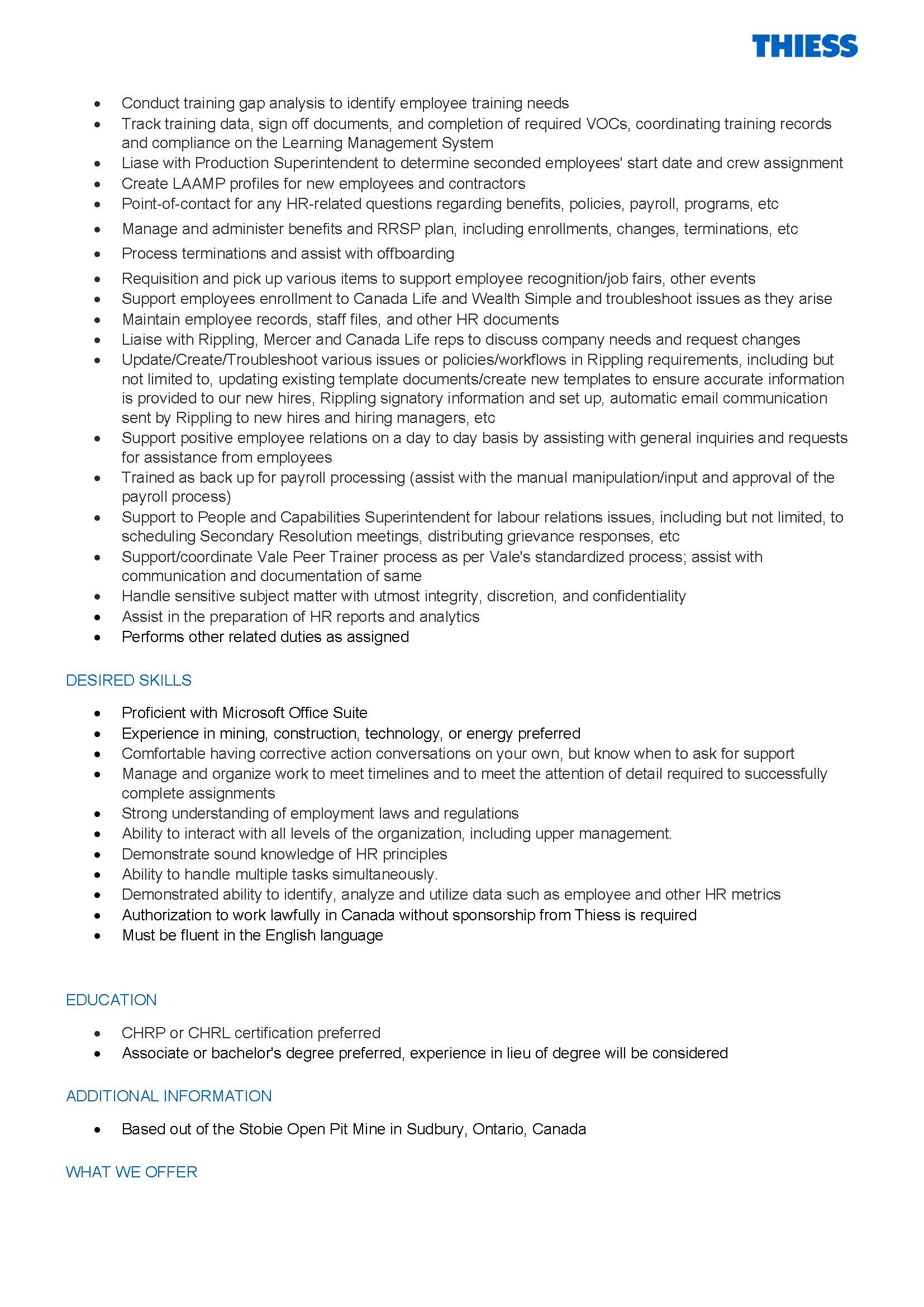 2.1 People Capability HR Generalist Job Posting Page 2