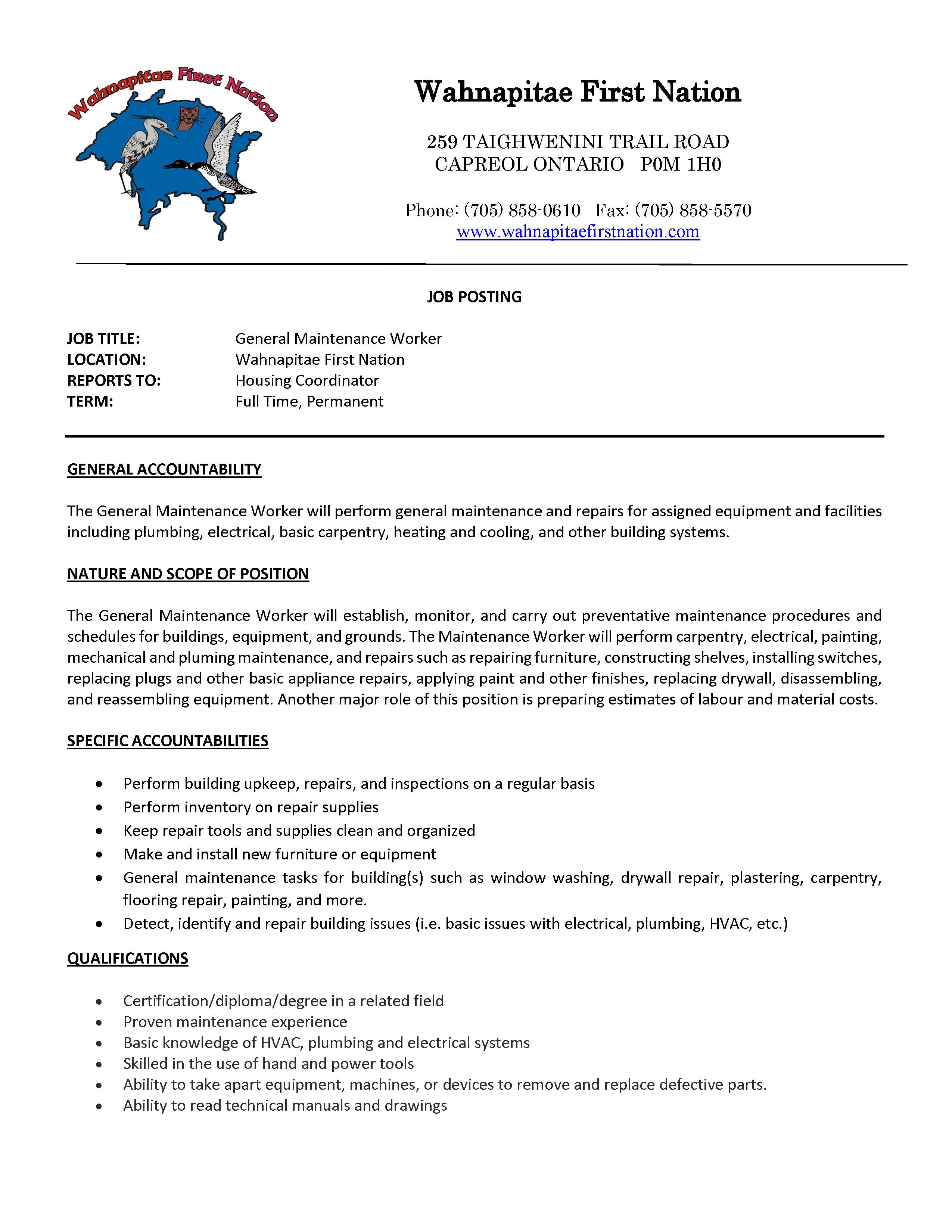 Health Program Support Worker Summer Student