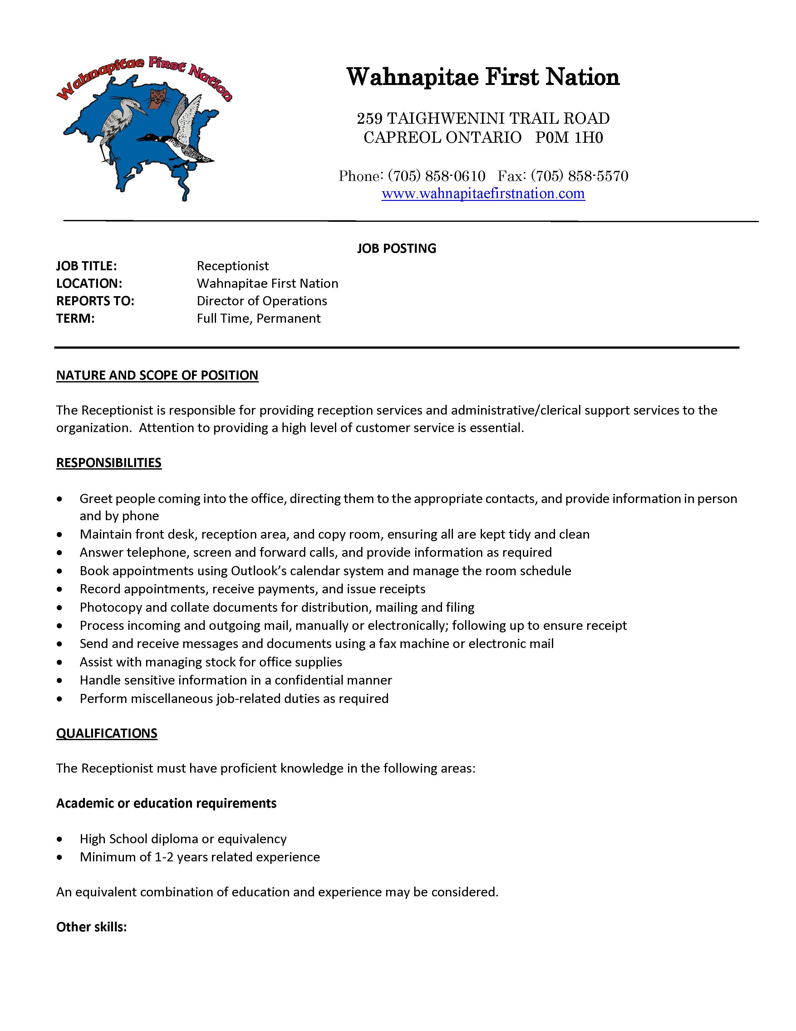 Health Program Support Worker Summer Student