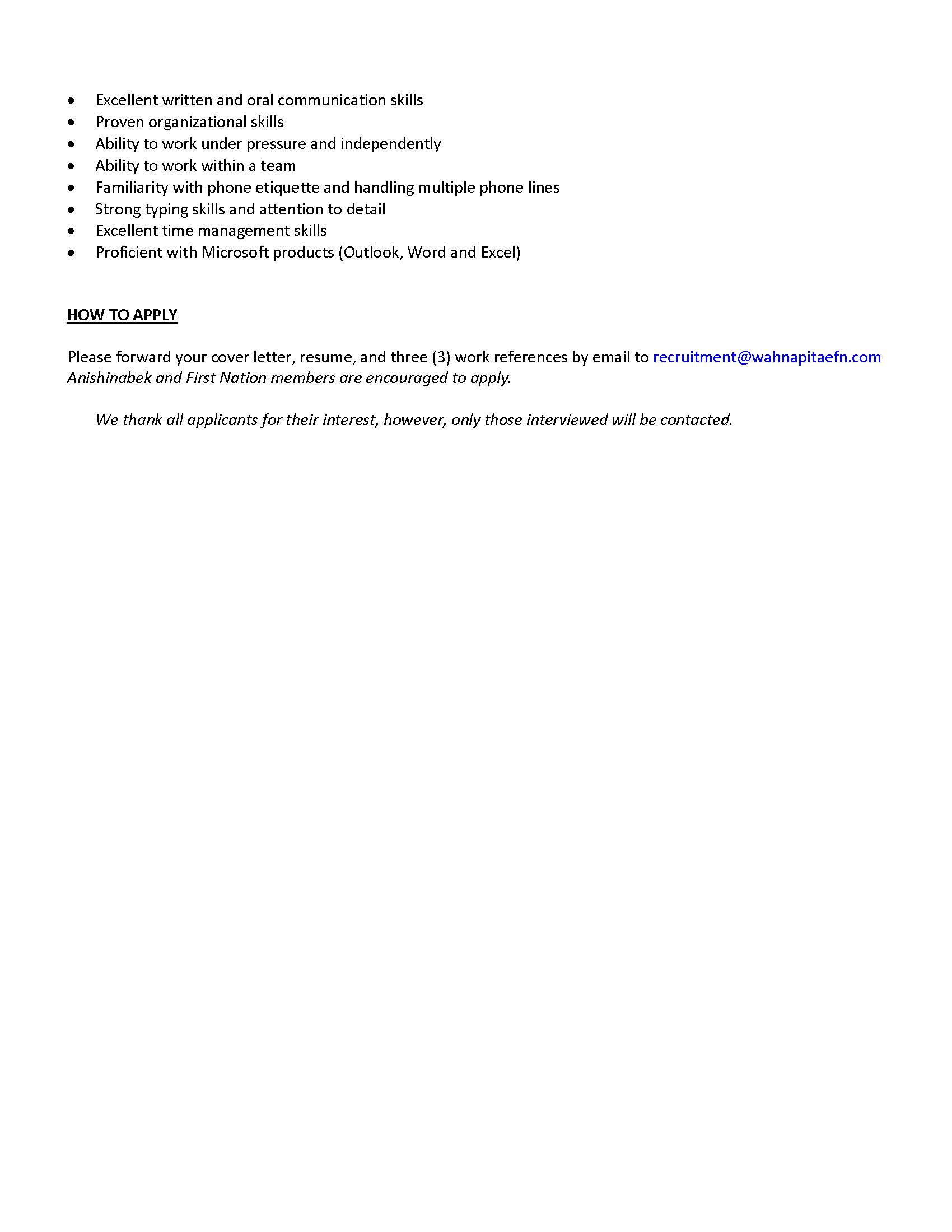Receptionist JP Page 2