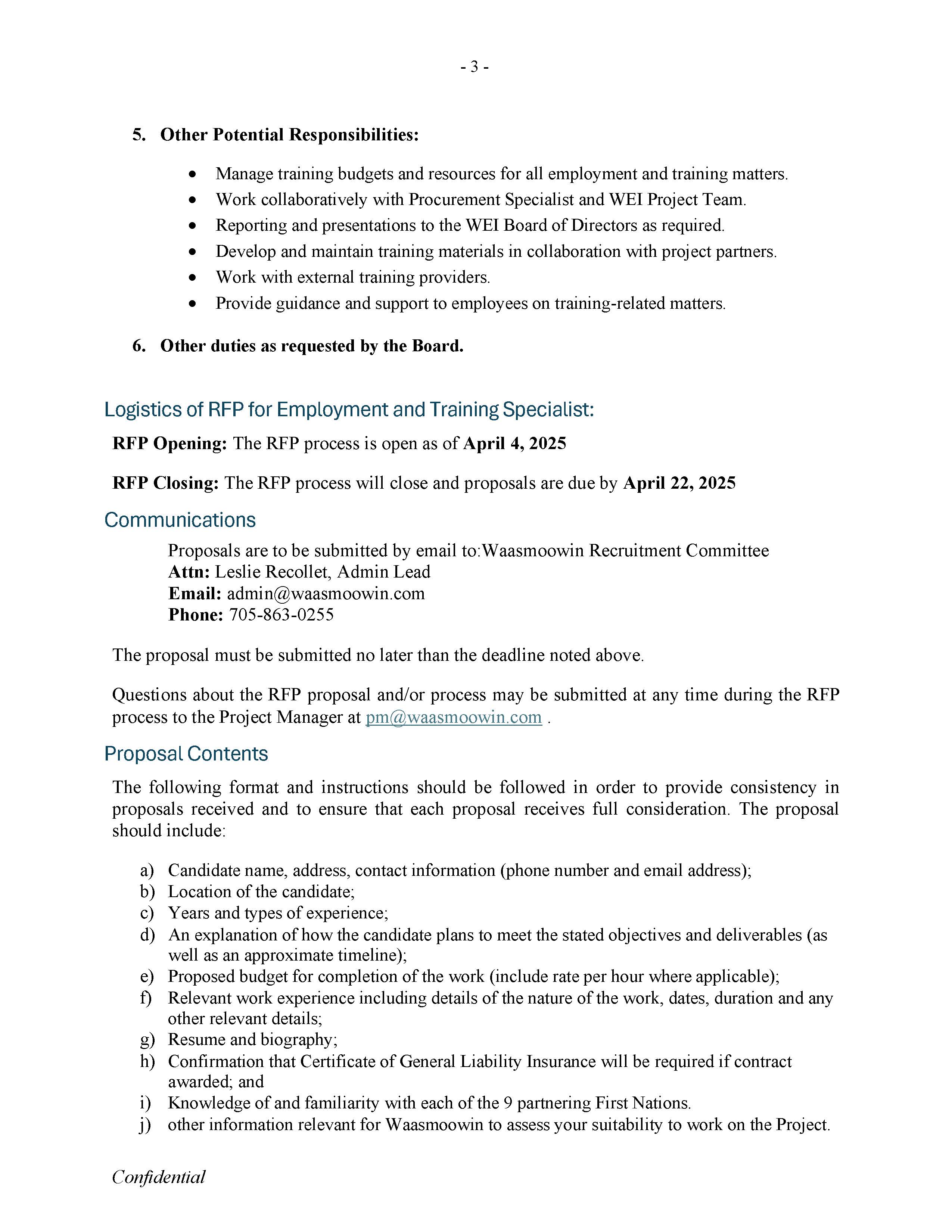 WEI RFP Employment and Training Specialist final 3APR2025 Page 3