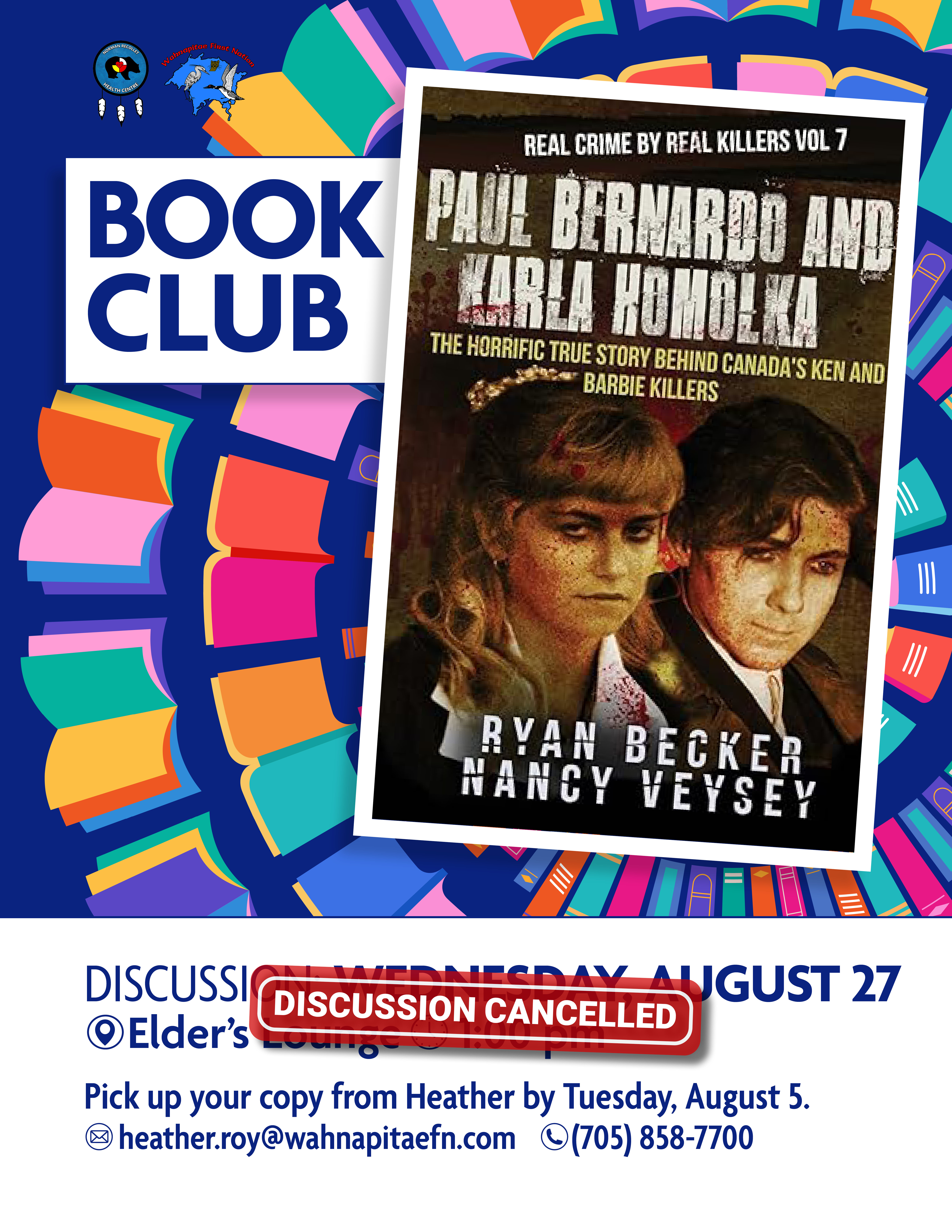Book Club - Discussion Meeting Flyer