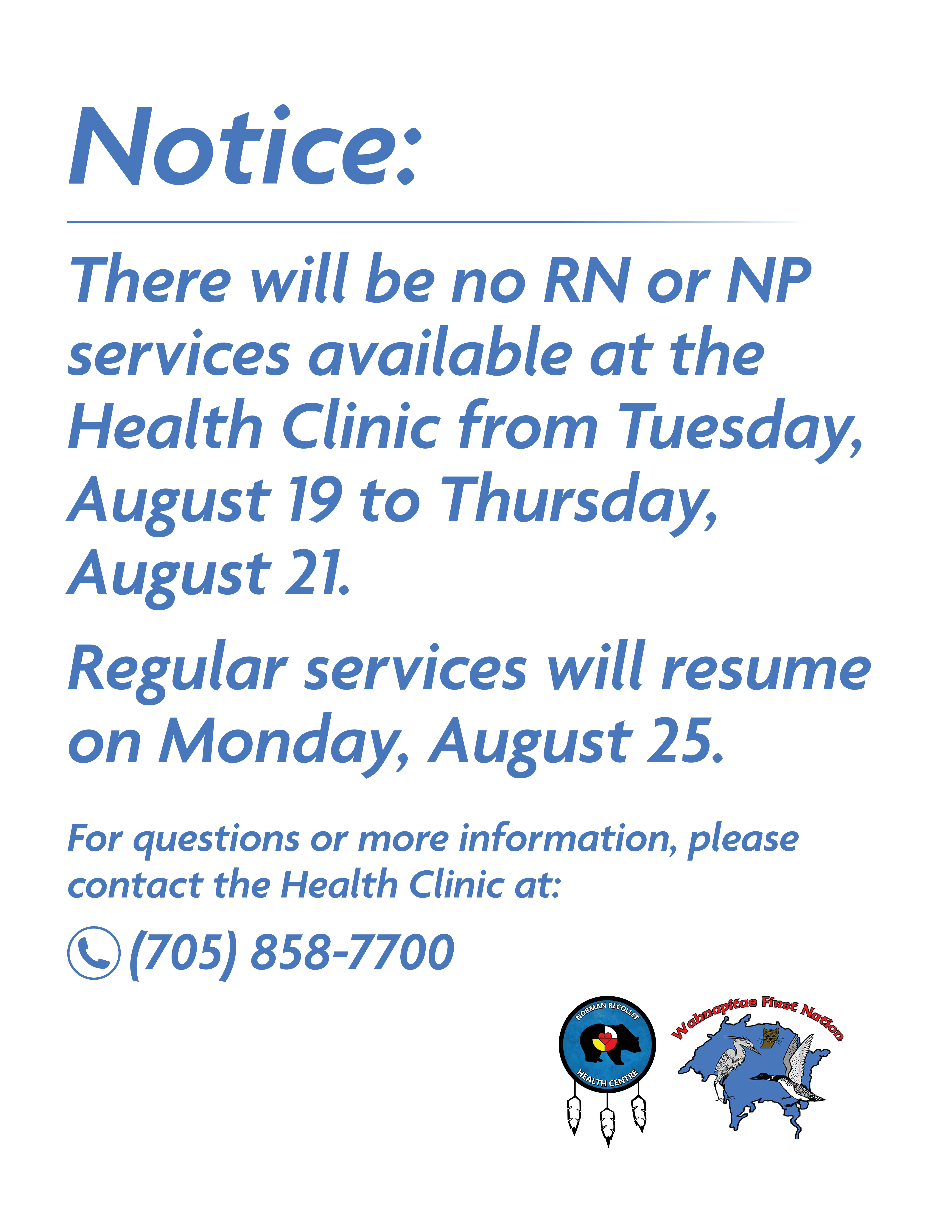 notice nrhc closed jul2025
