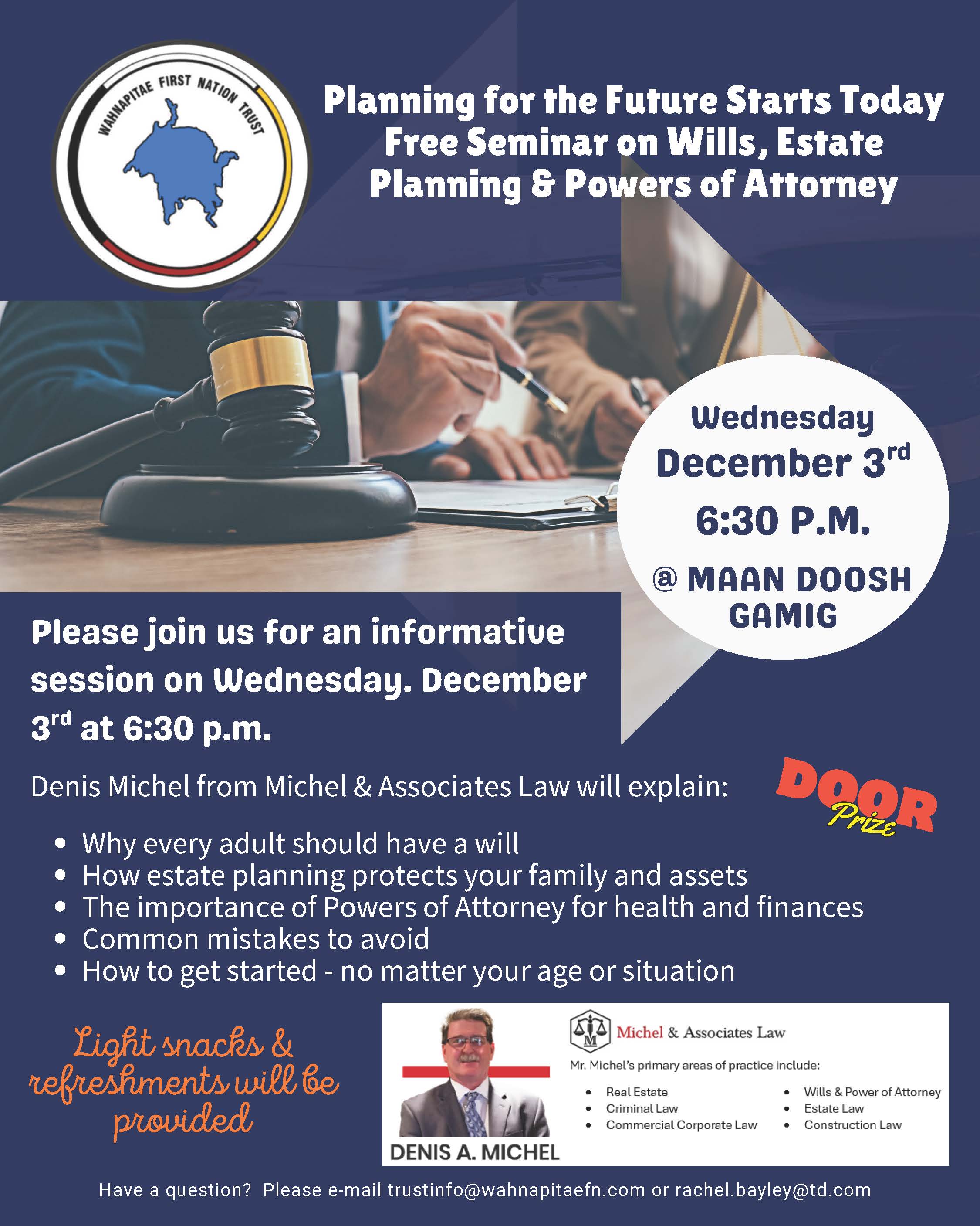 Seminar - Wills, Estate Planning, and Power of Attorney