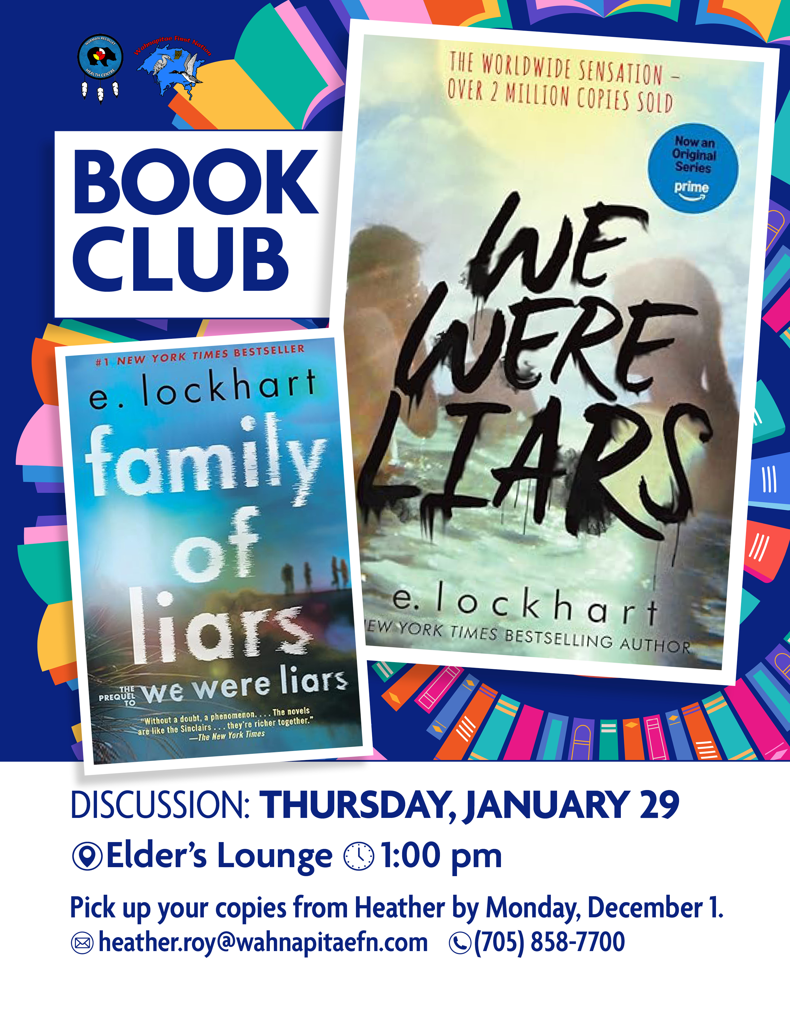 Book Club - Discussion Meeting Flyer