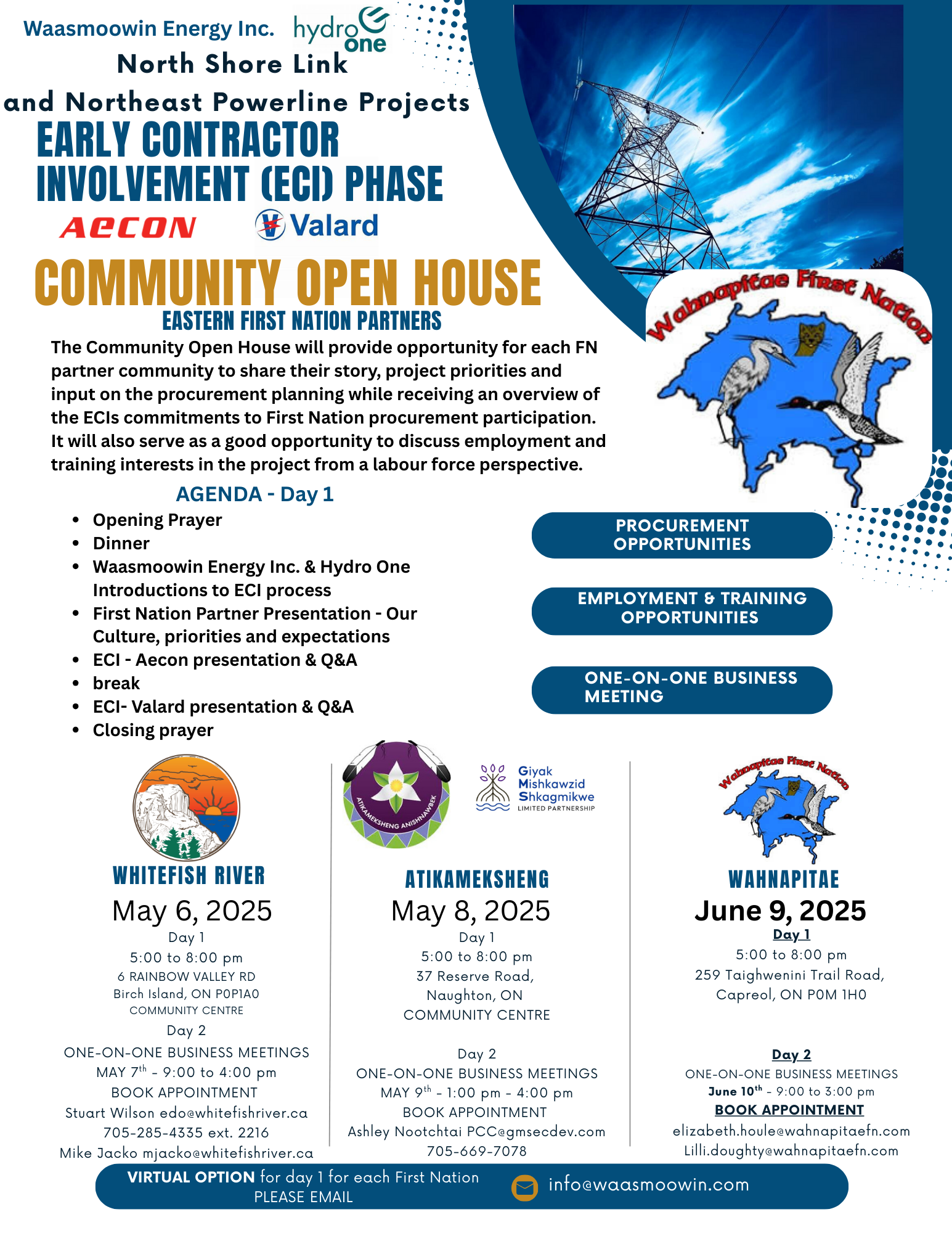 ECI Community Open House Wahnapitae