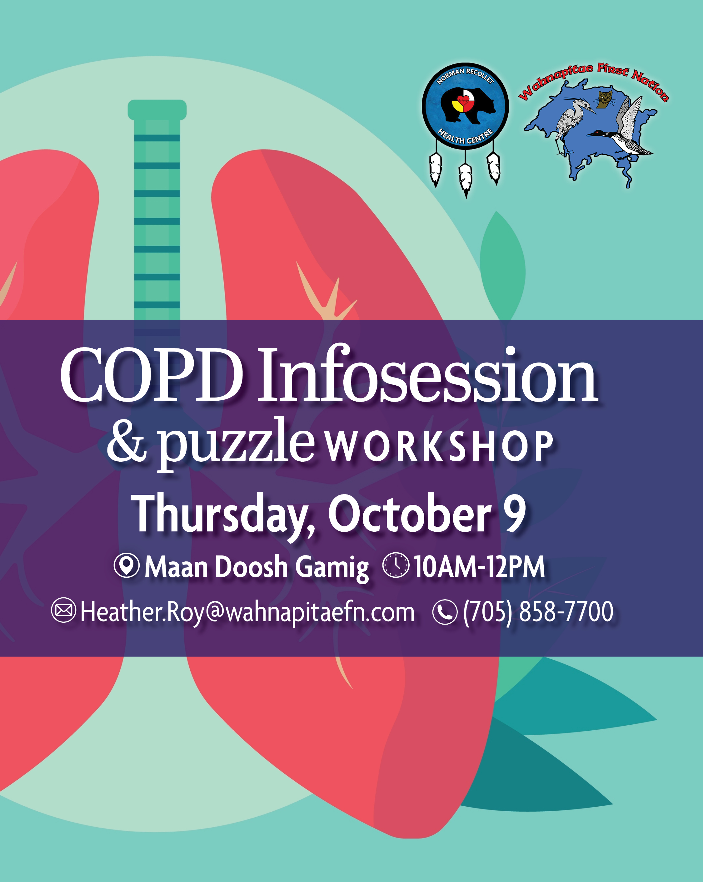 COPD Info Session and Puzzle Workshop