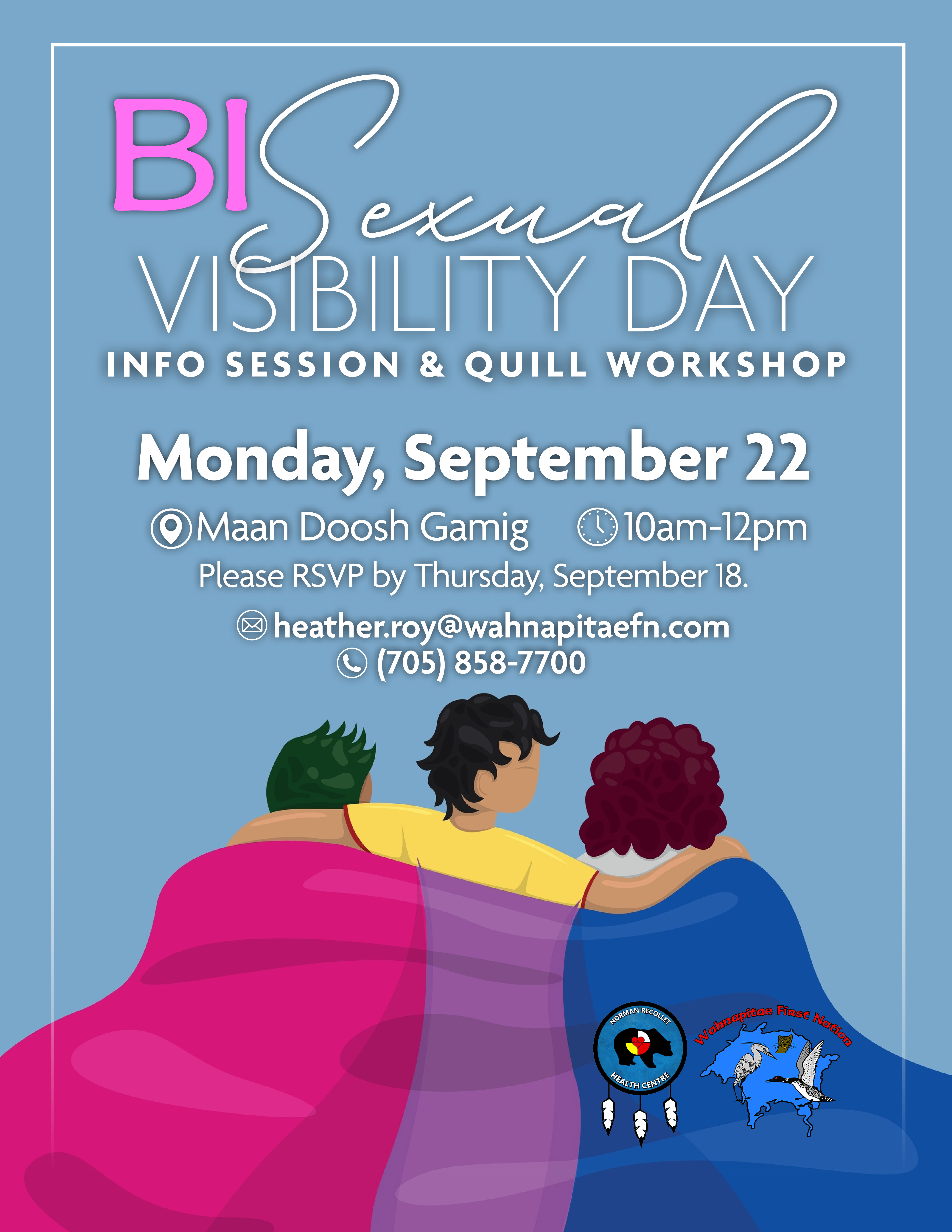Bisexual Visibility Day Infosession & Quill Workshop
