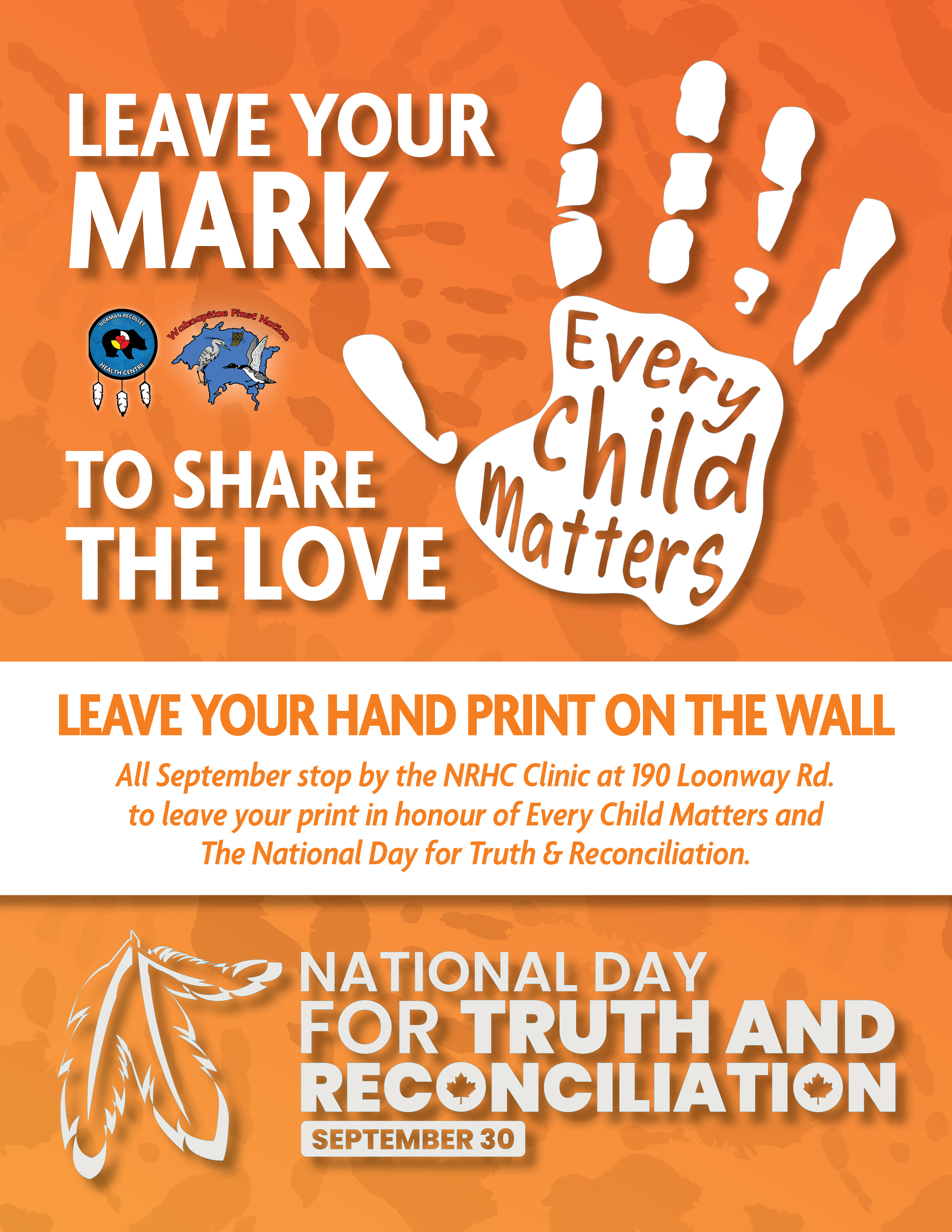 Every Child Matters - Clinic Handprint Wall