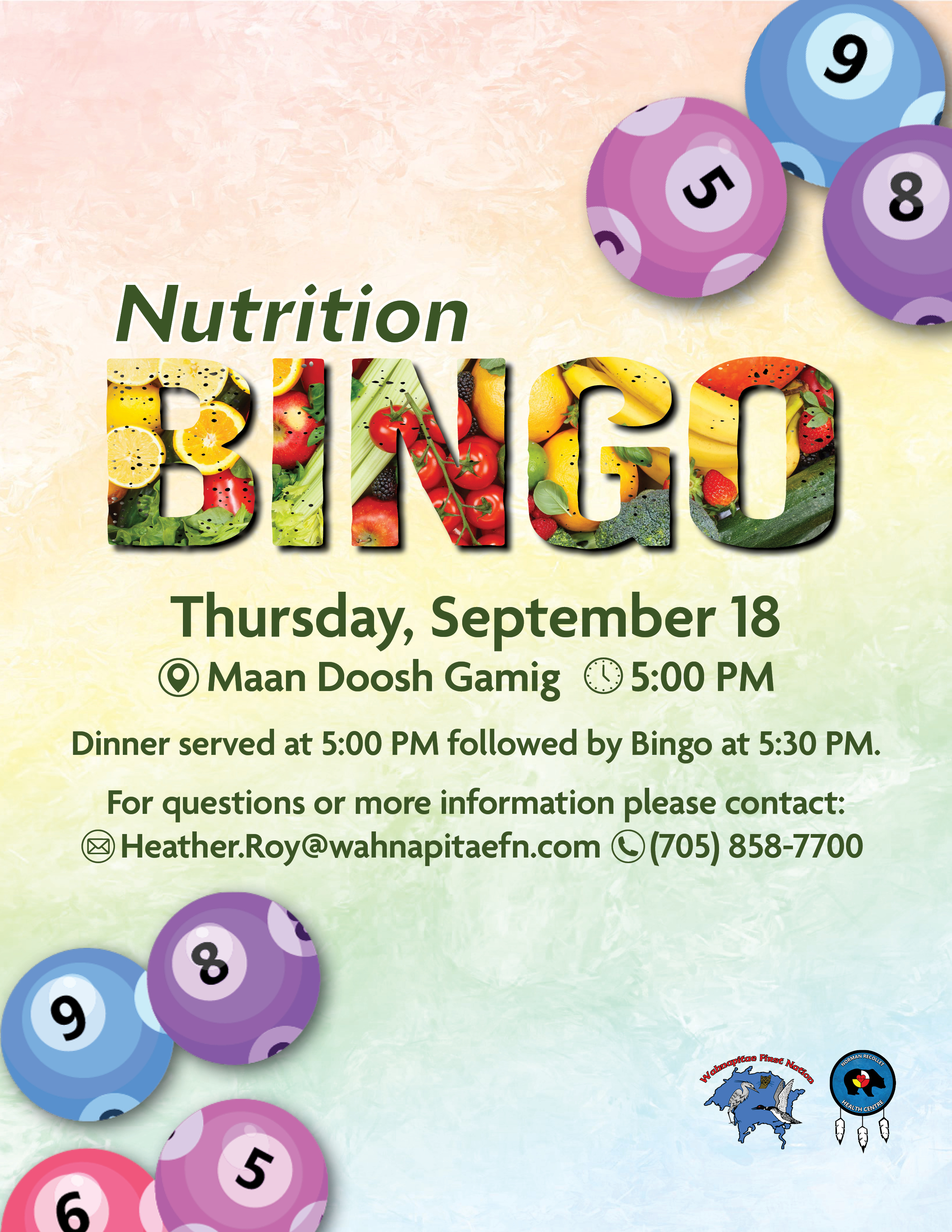 Nutrition Bingo
