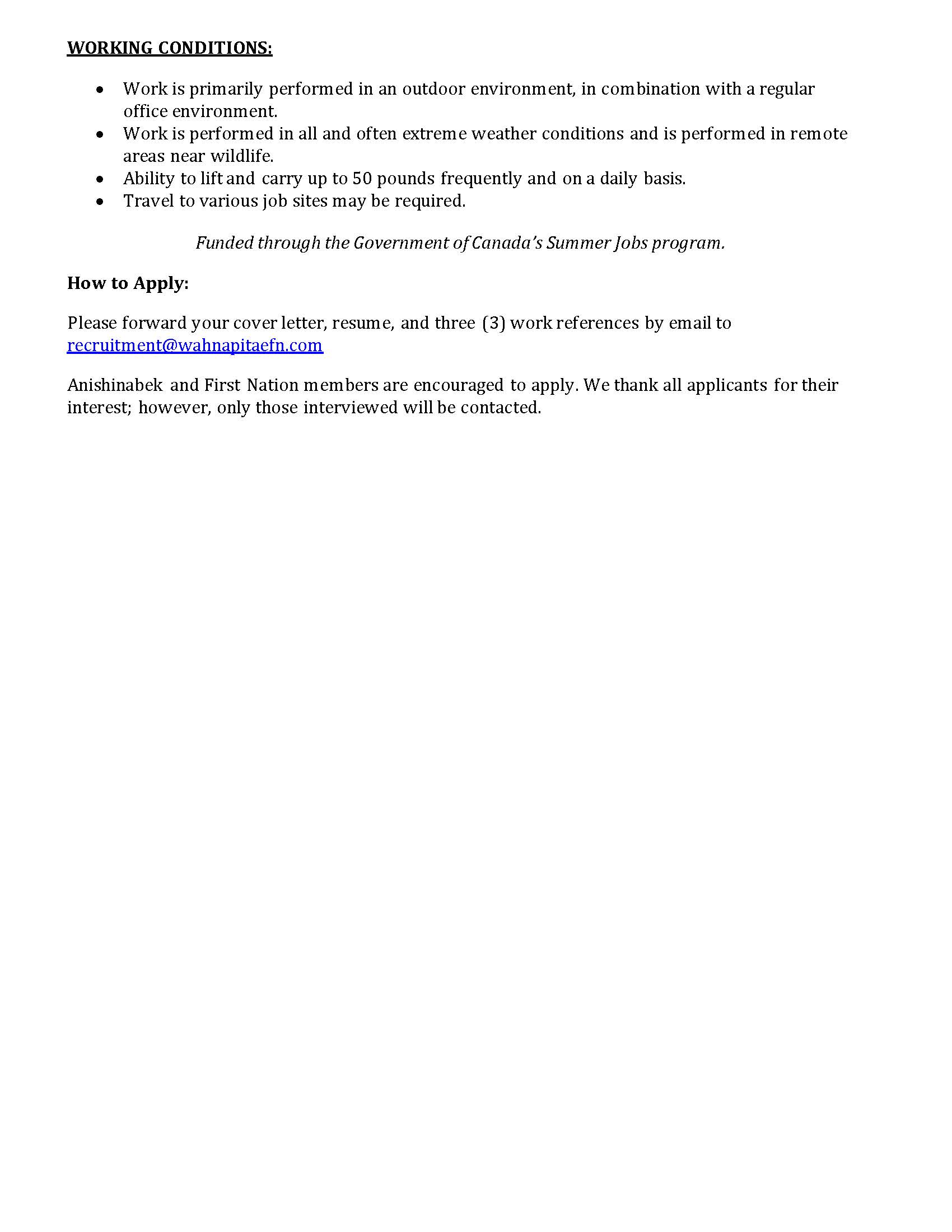 Environmental Intern Page 2