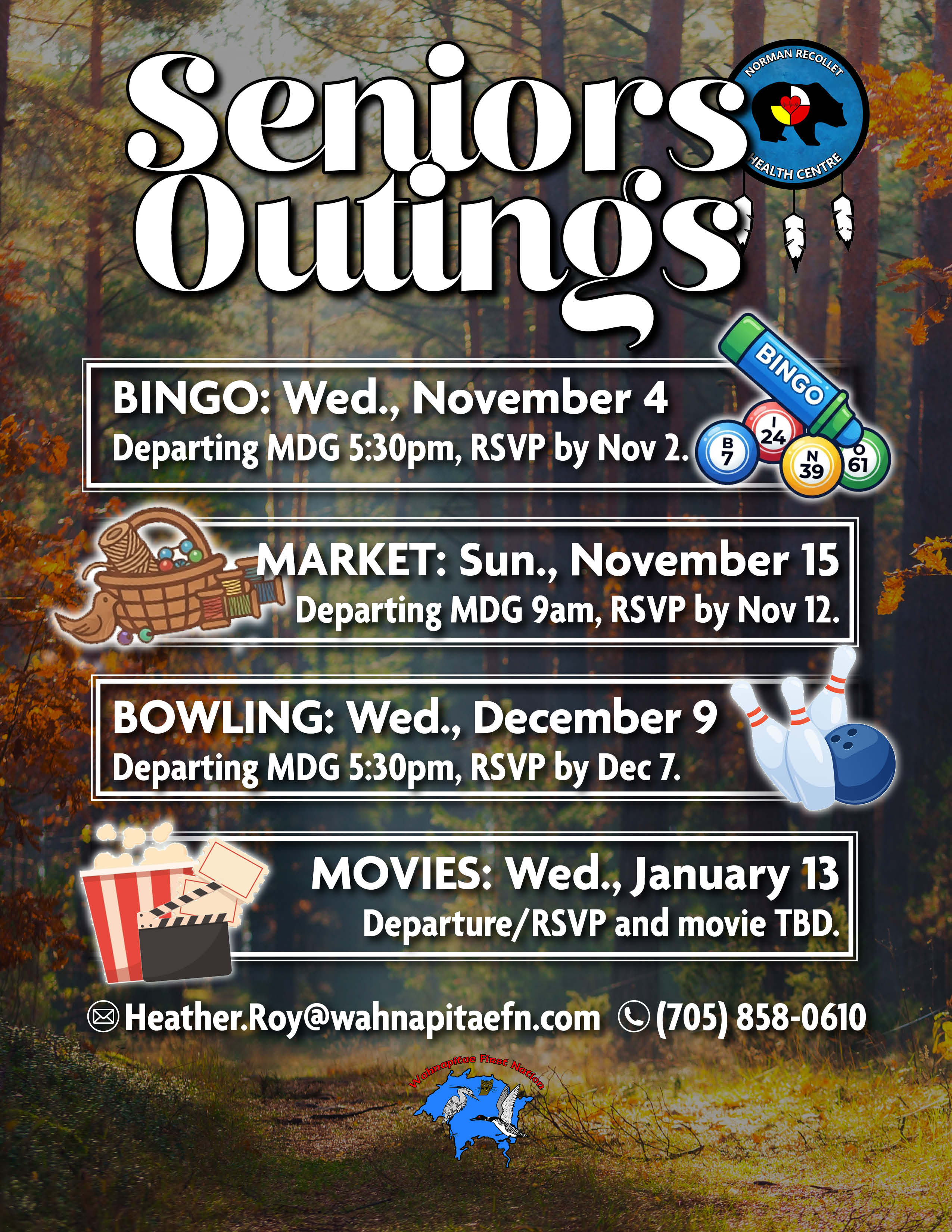 Flyer: Seniors Outings