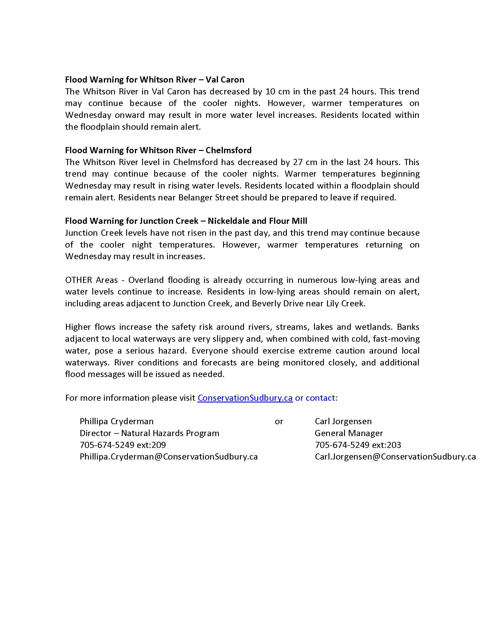 2026 04 20 Flood Warning UPDATE Page 2