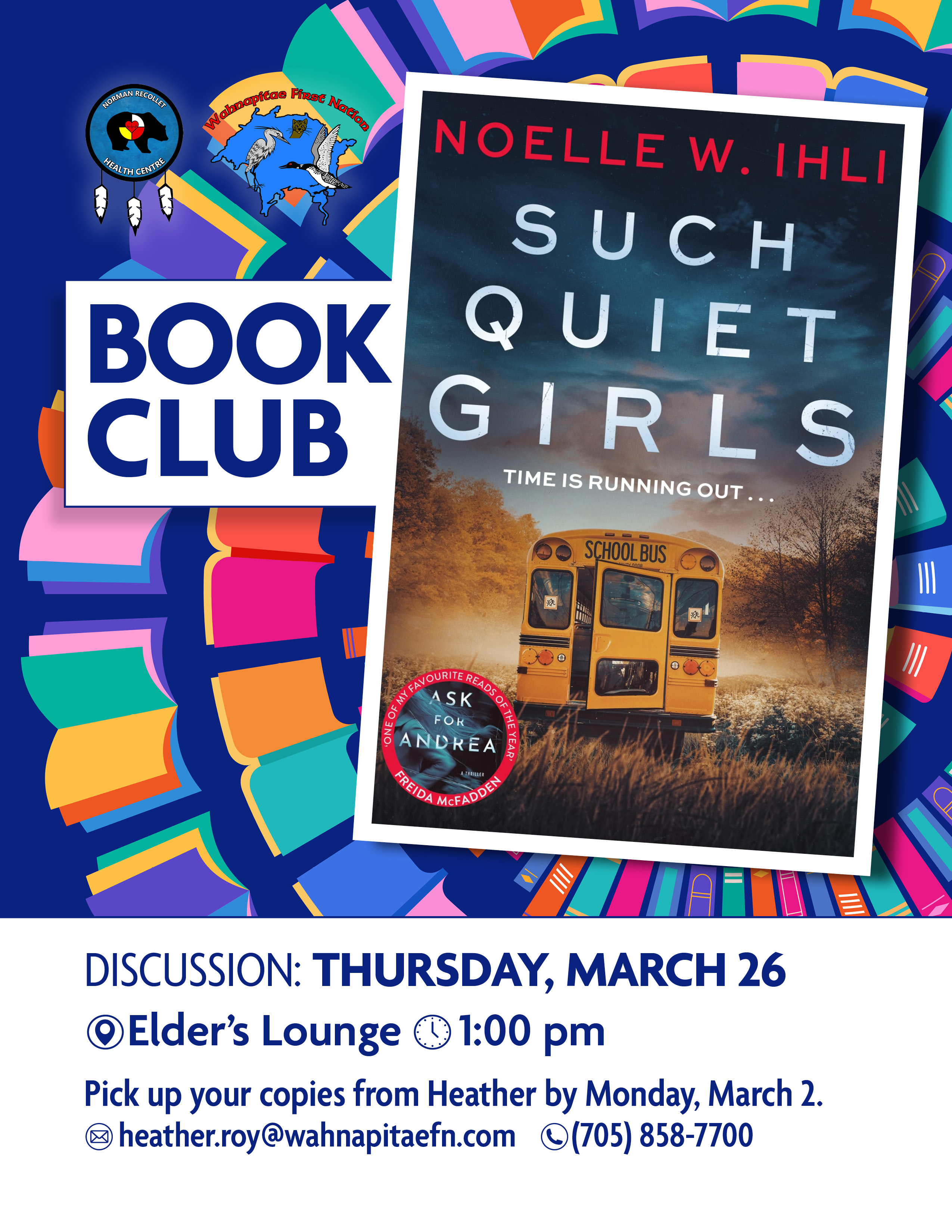 Book Club - Discussion Meeting Flyer